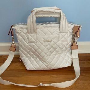 MZ Wallace Deluxe small quilted nylon crossbody bag